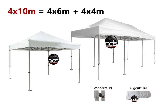 Structure de réception 40m² 4x10m