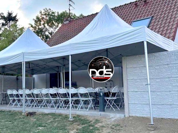 Tente de réception 5x5m 25m²