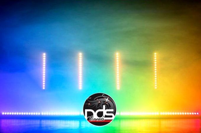 Barre à LED RGBW 72w (18x4w) 113cm