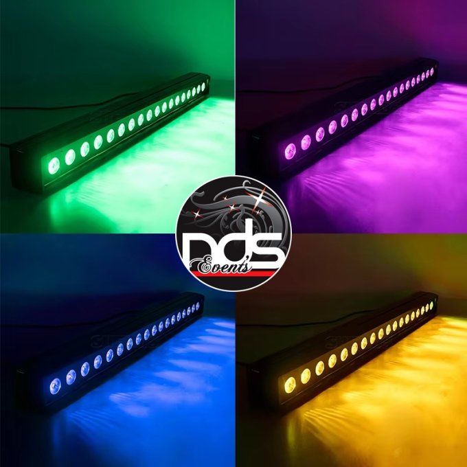 Barre à LED RGBW 72w (18x4w) 113cm