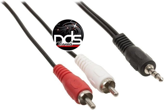 Câble RCA / Jack 5 mètres