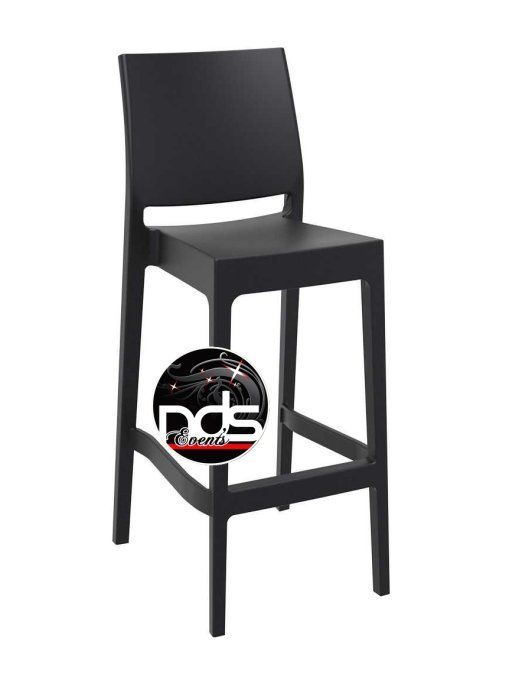 Chaise haute noire