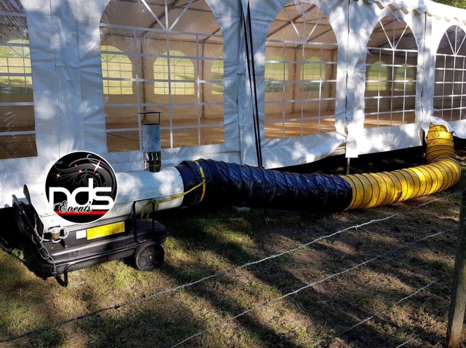 Chauffage soufflant au fioul 50kW - 121 à 160 m²