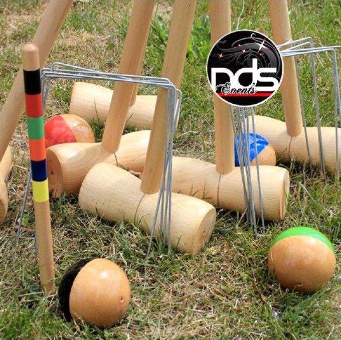 Croquet traditionnel 6 joueurs