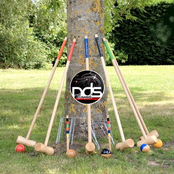 Croquet traditionnel 6 joueurs