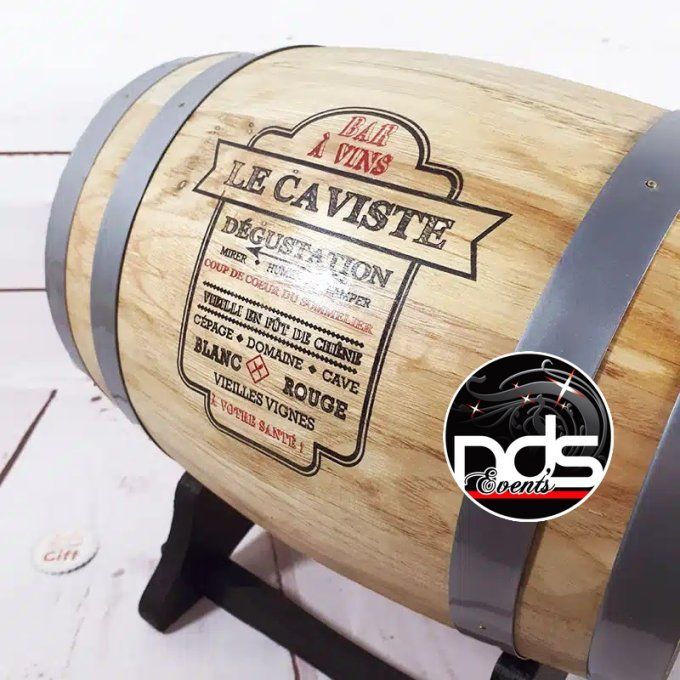 Distributeur de vin en cubi - Mini tonneau