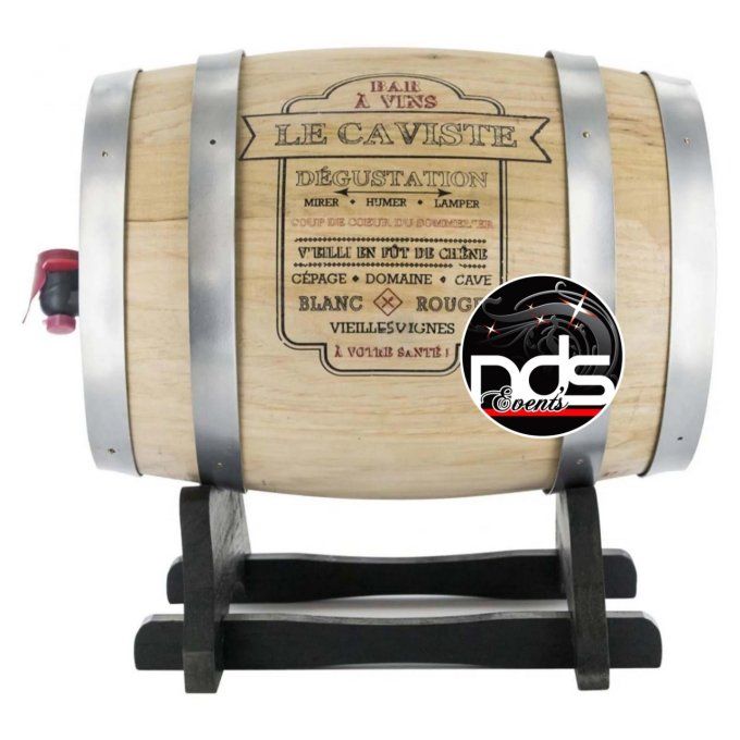 Distributeur de vin en cubi - Mini tonneau