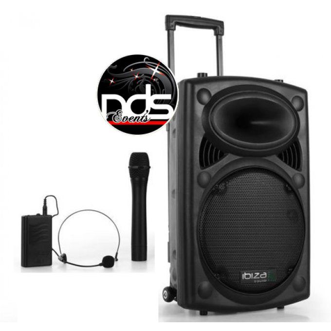 Sono mobile 12" 700W autonome sur batterie