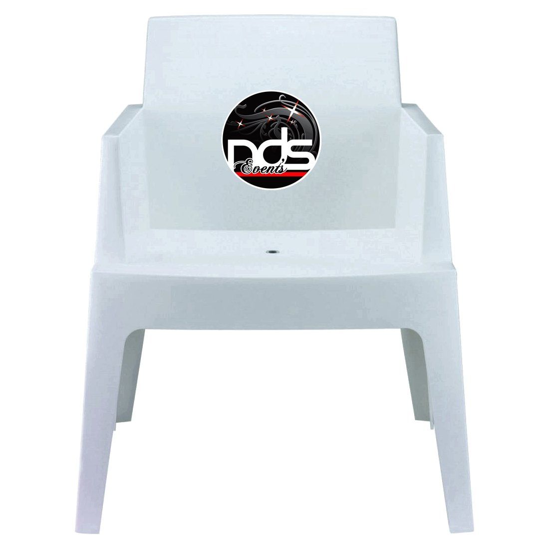 Fauteuil "Box" blanc