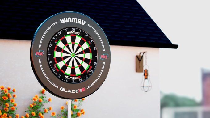 Jeu de fléchettes sur trépied