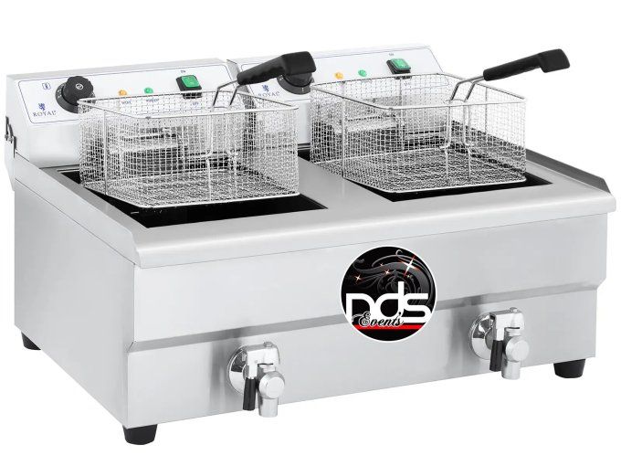 Friteuse électrique 2 x 16 litres