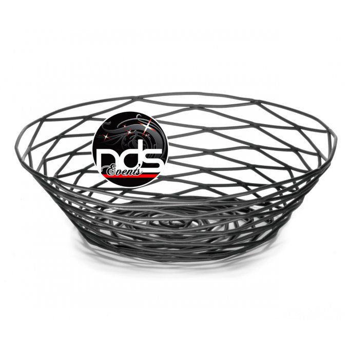 Corbeille à Pain en métal noir