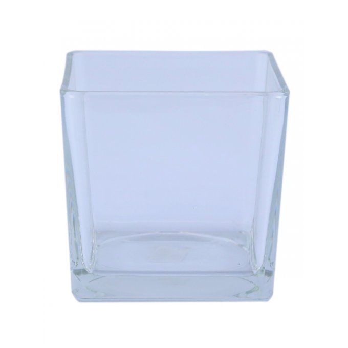 Vase "Cube" transparent