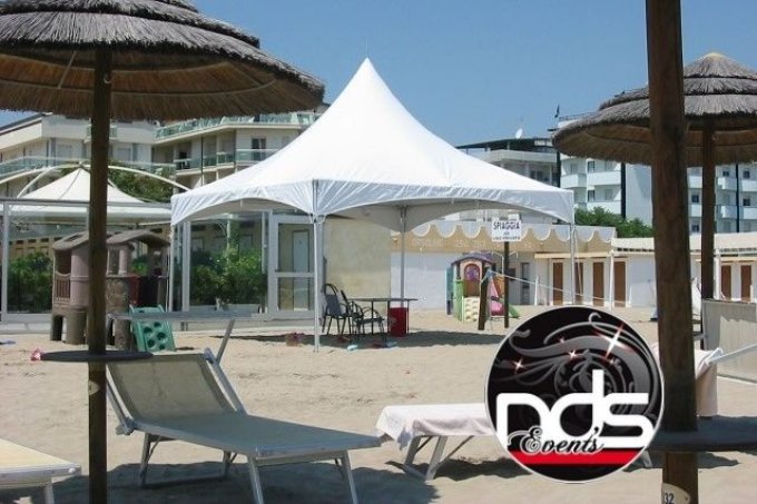 Pagode de réception 6x6m 36m² - Montage/démontage compris