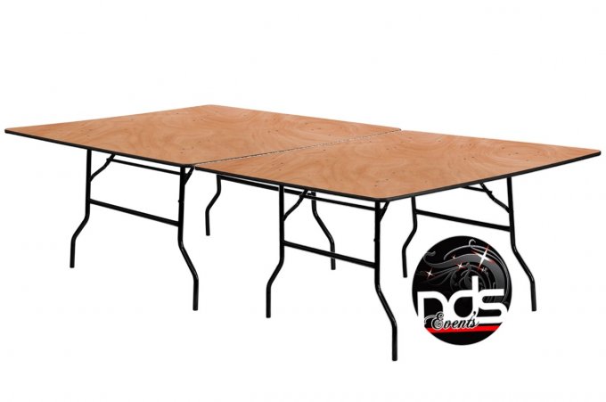 Pack Table rectangulaire 244x122cm