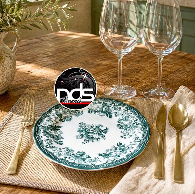 Assiette ronde porcelaine "Margot"