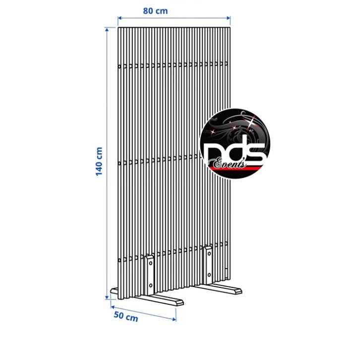 Paravent / Claustra en bois 140x80cm