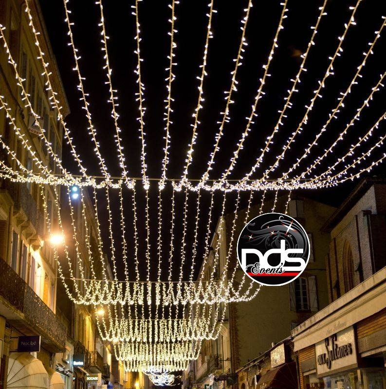 Plafond lumineux ciel étoilé LED blanc chaud - Longueurs