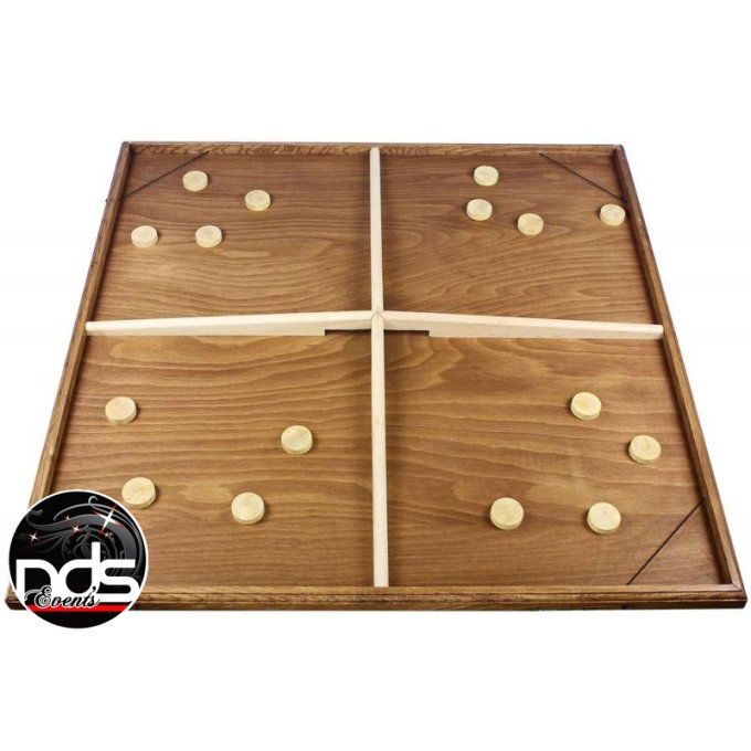 Planche à rebond géante 4 joueurs 100x100cm