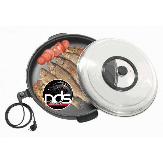 Poêle électrique multifonction 55cm