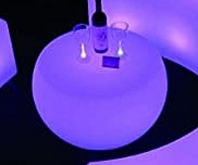 Table basse LED RGB sur batterie