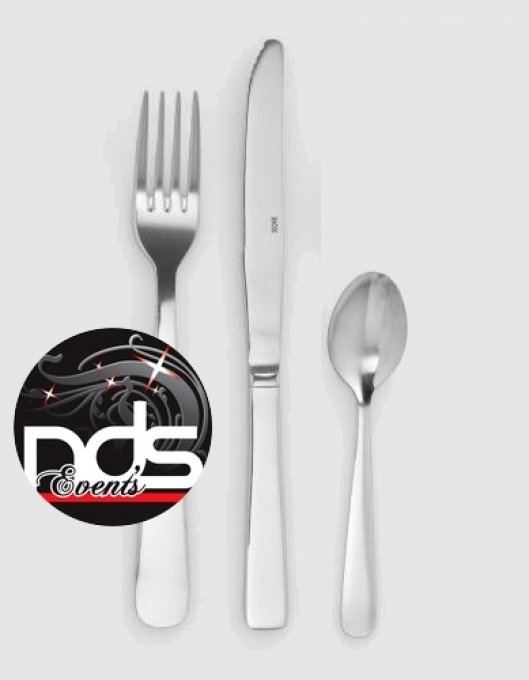 Lot de 10 ensembles Couteau + Fourchette + Petite cuillère "Tradi"