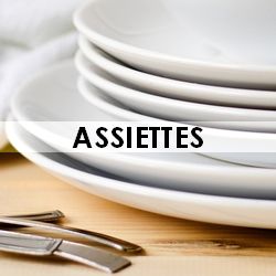 Assiettes en location